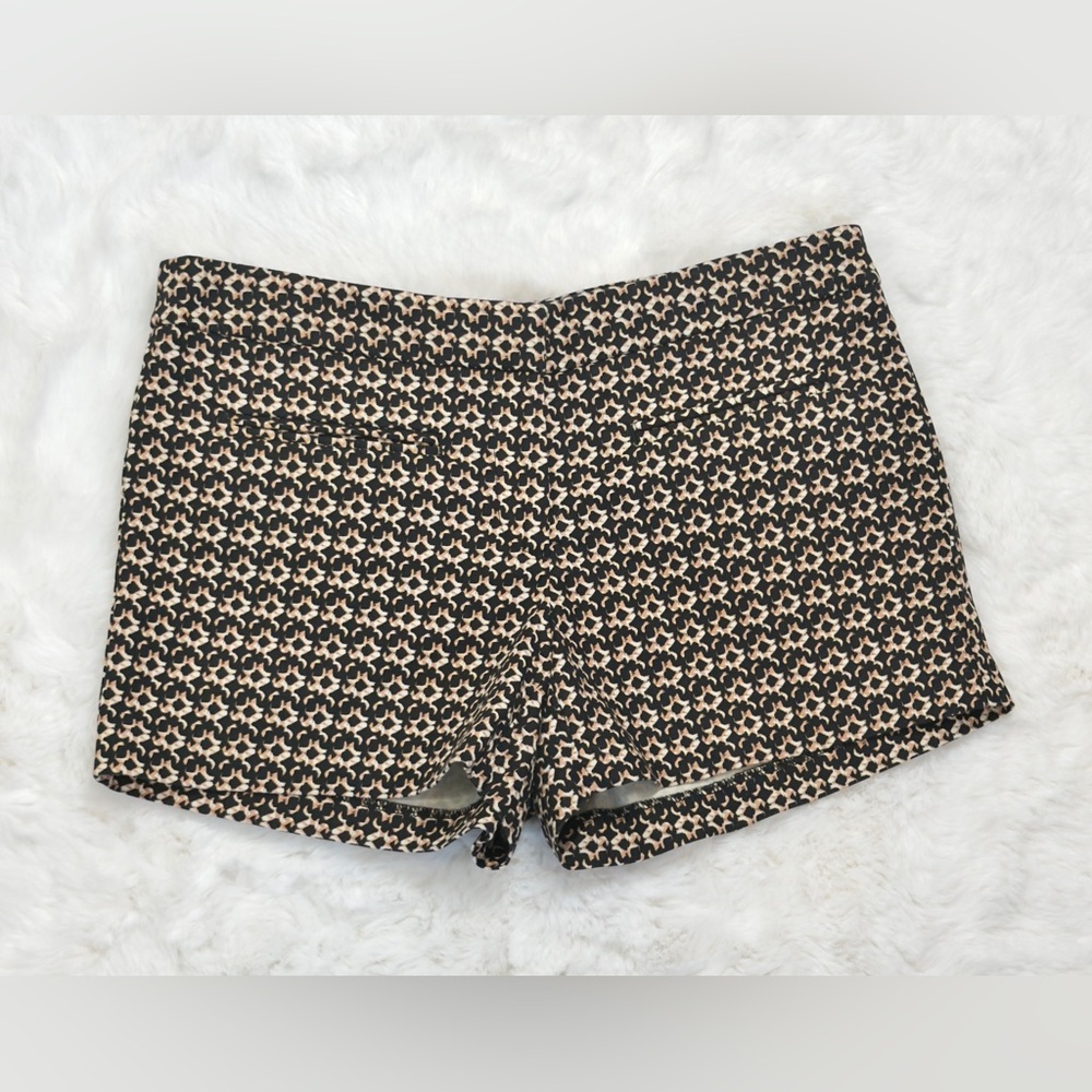 Cynthia Rowley damask-print cotton-blend chino shorts